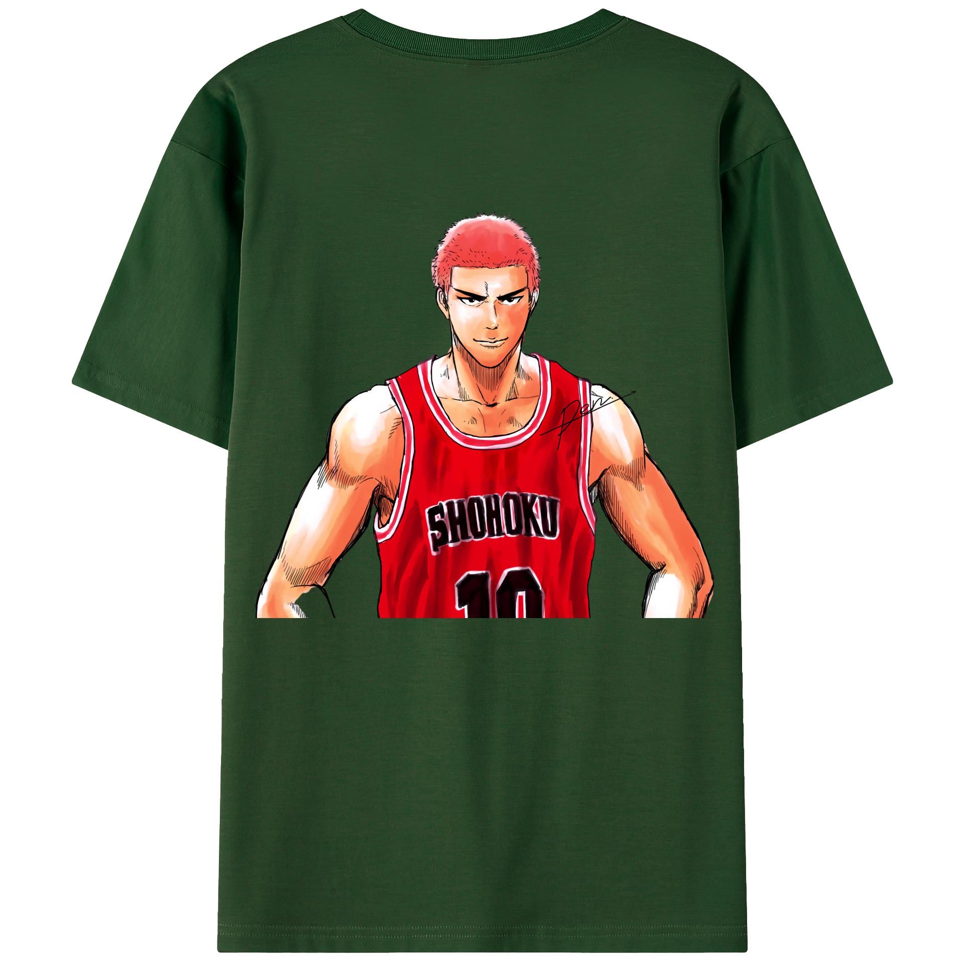 SLAM DUNK／スラムダンク 綿100％半袖Tシャツ（背面プリント）